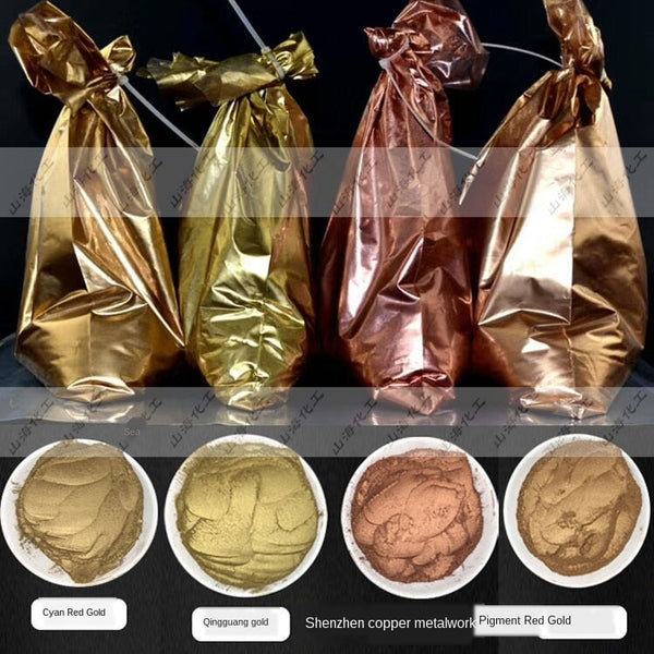 50g Bronze powder, paint, ink, iron products, Buddha statue, wall,  gold powder, bronze powder  wood repair  glitter paint